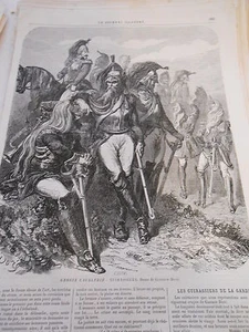 Gravure 1868 - Grsose Cavalerie Cuirassiers - Picture 1 of 1