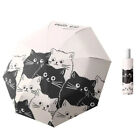 Cat Umbrellas Automatic Folding Rain And Sun Dual-Use Black Coating Umbrella BII