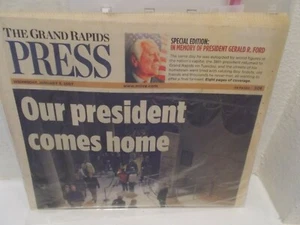 Gerald Ford Hometown Farewell The Grand Rapids Press Newspaper Jan. 3, 2007 - Picture 1 of 1