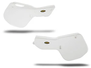 NEW YAMAHA YZ250 YZ490 1984-1985 WHITE MOTORCYCLE SIDE PANELS - Picture 1 of 1