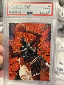 1994 ULTRA POWER #8 SHAQUILLE O'NEAL MAGIC HOF PSA 10 GEM MINT! - Picture 1 of 4
