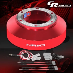 Kit de liberación rápida de volante rojo NRG adaptador de buje corto para Infiniti Nissan - Imagen 1 de 8