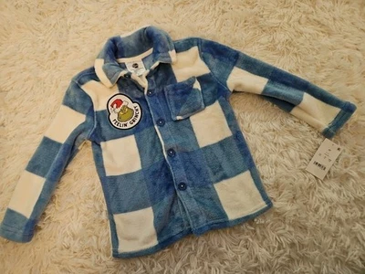 Feelin' Grinchy флис кнопка вверх рубашка Рождество 4T новый - Изображение 1 из 3