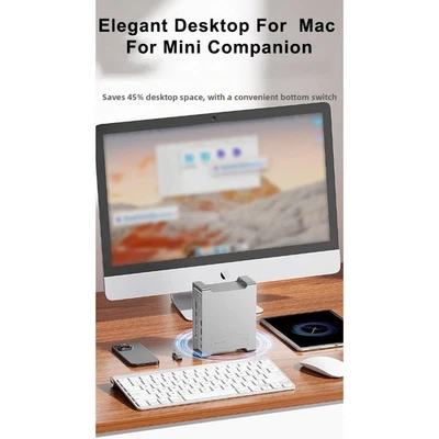 9in1 USB 3 2 Docking Station for Mac Mini with NVME SSD Alloy Construction - Image 1 of 4