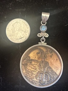 Vintage RARE Commemorative Poseidon Polaris Trident In Sterling Silver Bezal - Picture 1 of 2