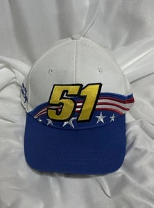 NASCAR Stuart Kirby #51 Mütze Marathon Rennen Sterne & Streifen verstellbar Cap Logo - Bild 1 von 9