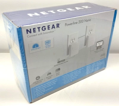 Netgear Powerline 200 Nano Adapter Kit XAVB2101 - Image 1 of 4