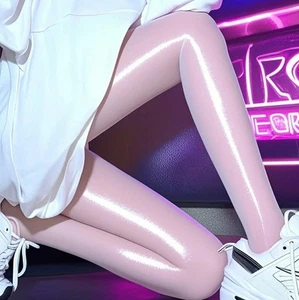 5D Glossy Oily Shiny Pantyhose Ultra-thin Bright Smooth Stockings for Women - Picture 1 of 40