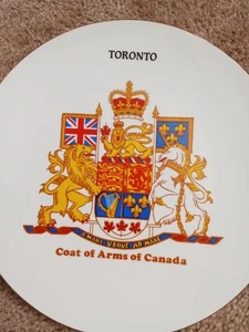 Piatto da collezione stemma Candis Canada Toronto - Foto 1 di 11
