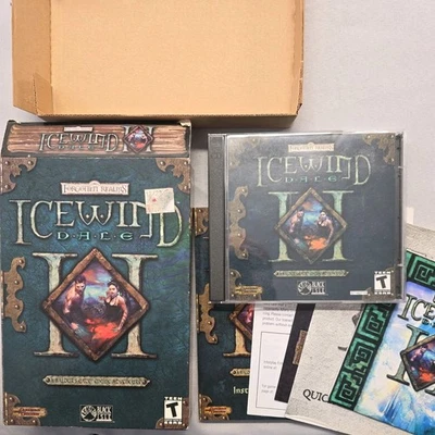 Icewind Dale II (PC, 2002) - Complete w/Game, Map, Manual, Reference Papers etc - Image 1 of 4