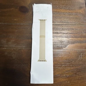 NEWGenuine Apple Watch Band Milanese Loop 45mm Gold Stainless Steel S/M - Photo 1 sur 14