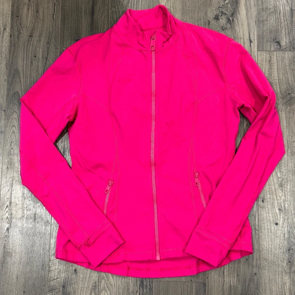 Chaqueta Kirkland Signature Mujer con Cremallera Rosa Caliente Cremallera Completa Atlética Talla XL Foto 1 de 4