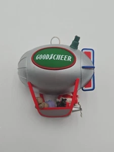 Hallmark Magic Blinking Light Good Cheer Blimp  Ornament Missing Light Cord - Picture 1 of 3
