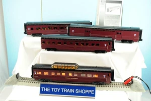 MTH RAIL KING 6730 CANADIAN PACIFIC 60' STREAMLINED 4-CAR PASSENGER SET. LN IB. - Picture 1 of 9