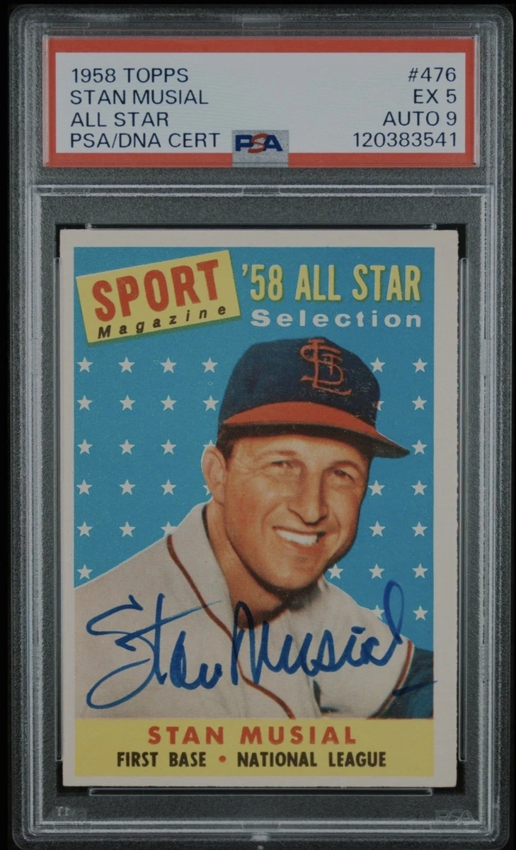 Stan Musial 1958 Season Baseball Sports Trading Cards