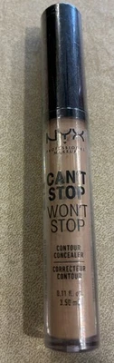 NYX Can't Stop Won't Stop Full Coverage Concealer, 24Hr Matte, Natural, 0.11 oz - Image 1 of 2