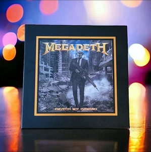 Death By Design Warheads On Foreheads Megadeth MegaDeath Vinyl FYE 4LP SIGNED - Picture 1 of 3
