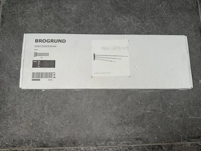 IKEA BROGRUND Towel holder 3 bars, stainless steel,604.267.07,Adjustable - Image 1 of 4