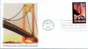 FDC 2006 SC #4052 Fleetwood Cachet, Verrazno-Narrow Bridge - DC Cancel - J18090 - Picture 1 of 2