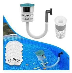 Surface Float Skimmer 2025 Comes With 50 Filters Socks No Installation Required - Picture 1 of 3