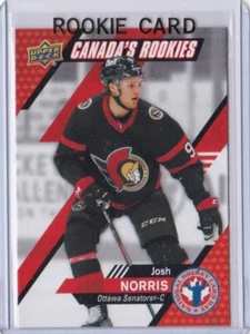 2020-21 Upper Deck Josh Norris National Hockey Card Day NHCD Rookie RC #3 Mint - Picture 1 of 1
