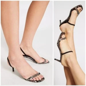 Jeffrey Campbell Hera Hi Sandals Snake Print size 8.5 - Picture 1 of 7