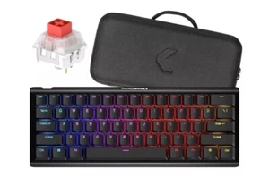 KINESIS Gaming TKO Mechanical Keyboard | Linear Red Switches | 60% Layout | S... - Picture 1 of 9
