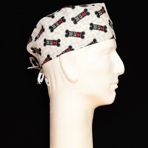 I Love my Dog Theme Scrub Hat - Picture 1 of 1