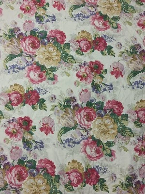 Ralph Lauren Surrey Garden Full Queen Comforter Blanket Floral Vintage Cotton - Image 1 of 4