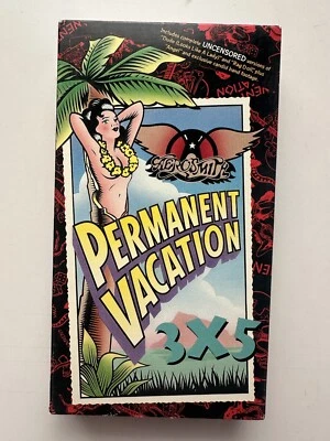 Aerosmith Permanent Vacation 3x5 (VHS, 1988) Behind The Scenes + Music Videos - Image 1 of 4