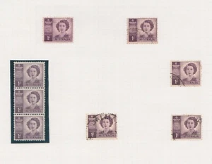 (K258-202) 1947 AU 8stamps 1d Elizabeth (HA) - Bild 1 von 1