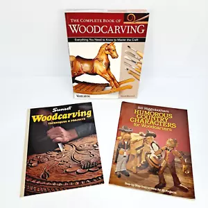 Sunset Woodcarving 3-pc Paperback Book Lot By Bill Higginbottom & E. Ellenbrook - Foto 1 di 5
