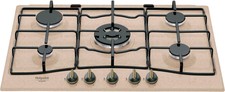 Hotpoint Ariston Piano Cottura 5 Fuochi incasso gas 1 Wok 75 cm PCN750T(AV)R