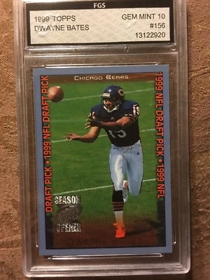 1999 Topps #156 Chicago Dwayne Bates Draft Pick FGS GEM MINT 10 - Image 1 of 2