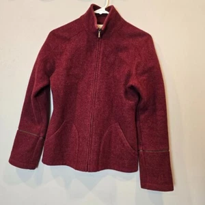 Chaqueta de lana Ibex para mujer extra pequeña XS granate - Imagen 1 de 14