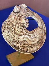 Pre Columbian Mayan Olmec Mezcala Sea Shell Pectoral