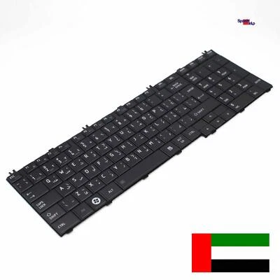 Toshiba Satellite L755 Arabic 9Z.N4WGQ.00A Keyboard Notebook AEBL6Q00010 Laptop - Image 1 of 4
