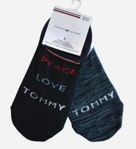 TOMMY HILFIGER Non-Slip Heel Women's No Show Socks One Size/6-9.5 2 Pairs - Picture 1 of 6