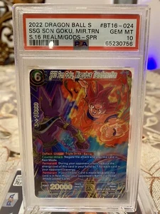 Dragon Ball Super SSG Son Goku, Transformación Milagrosa BT16-024 SPR PSA 10 - Imagen 1 de 2