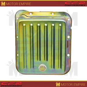 Fits Ford C4 Steel Transmission Pan Case Fill Style Deep Sump 4" Zinc - Picture 1 of 2