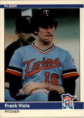 1984 Fleer #575 Frank Viola Minnesota Twins - Image 1 of 2