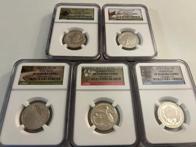 2015-S CLAD NATIONAL PARK QUARTER SET NGC PF70 ULTRA CAMEO - Image 1 of 4