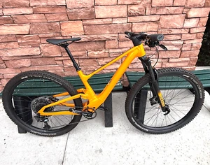 2022 Scott Spark 970 Orange Alloy Full Suspension 130/120 mm Hidden Shock - Picture 1 of 22