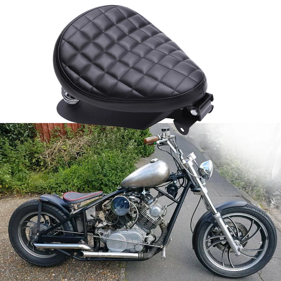 For Yamaha Virago XV750 XV250 XV535 Bobber Chopper Spring Solo Seat Base Saddle - Image 1 of 4