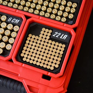 Ammo Bin For Milwaukee Packout 22LR | Deep Square (Double Stack) Can .22 LR - Picture 1 of 5