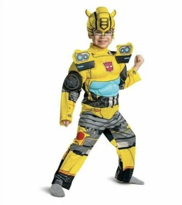 Disfraz Transformers Abejorro Niño Pequeño Disfraz Talla: 2T Foto 1 de 3