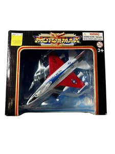 MOTORMAX FAMOUS FIGHTERS U.S. AIR FORCE FIGHTER JET F-16 WITH BASE--NEW - Picture 1 of 3