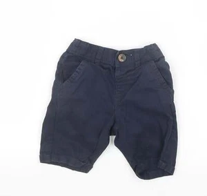 Blue Zoo Boys Blue Cotton Blend Cropped Trousers Size 2-3 Years - Picture 1 of 12