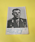 Photo Autographed And Signed By Yuri Gagarin "First Man In Space"