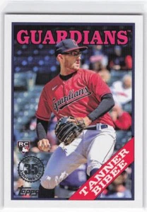 2023 Topps Update Tanner Bibee RC 1988 Topps Baseball #88US-16 - Picture 1 of 2